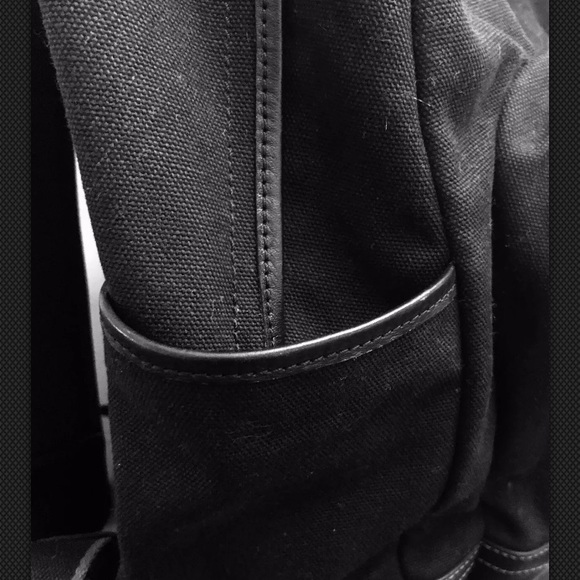 Coach Leather & Canvas Backpack w/ Laptop Pocket - Picture 6 of 8